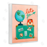 Jilly Jack Designs | Let's Go Travel Suitcase