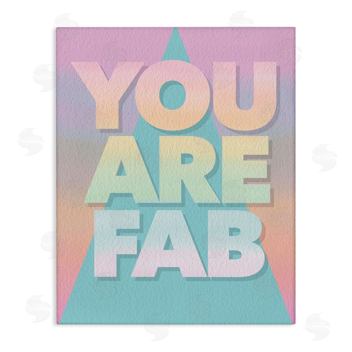 Jilly Jack Designs You Are Fab Pastels Canvas Wall Art Print