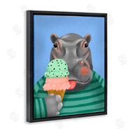 Jilly Jack Designs | Hippo And Ice Cream Cone