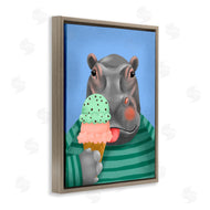 Jilly Jack Designs | Hippo And Ice Cream Cone