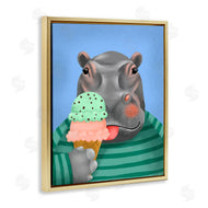 Jilly Jack Designs | Hippo And Ice Cream Cone