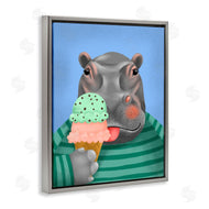 Jilly Jack Designs | Hippo And Ice Cream Cone