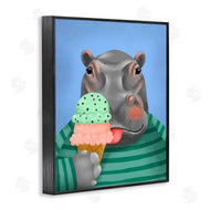 Jilly Jack Designs | Hippo And Ice Cream Cone