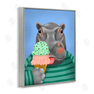 Jilly Jack Designs | Hippo And Ice Cream Cone
