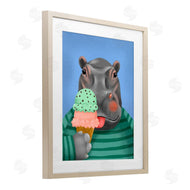 Jilly Jack Designs | Hippo And Ice Cream Cone