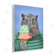 Jilly Jack Designs | Hippo And Ice Cream Cone