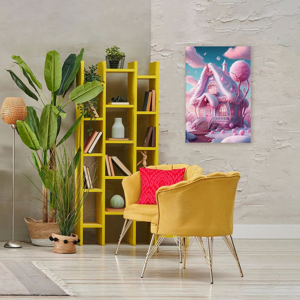 Sasha Magicville Sugar Blossom Cottage Canvas Art on Wall