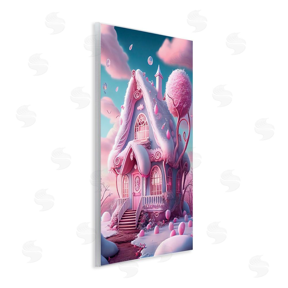 Sasha Magicville Sugar Blossom Cottage Wall Plaque Art Print