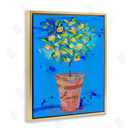 Susan Lugar | Potted Lemons Vivid Blue