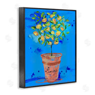 Susan Lugar | Potted Lemons Vivid Blue
