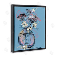 Susan Lugar | Abstract Snowberries Vase