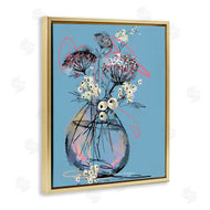 Susan Lugar | Abstract Snowberries Vase