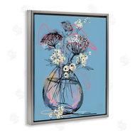 Susan Lugar | Abstract Snowberries Vase