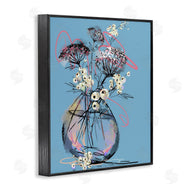 Susan Lugar | Abstract Snowberries Vase