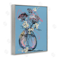 Susan Lugar | Abstract Snowberries Vase