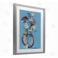 Susan Lugar | Abstract Snowberries Vase