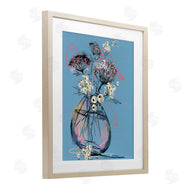 Susan Lugar | Abstract Snowberries Vase