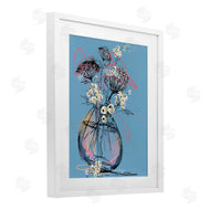 Susan Lugar | Abstract Snowberries Vase