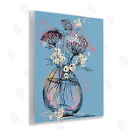 Susan Lugar | Abstract Snowberries Vase