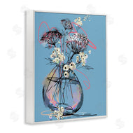Susan Lugar | Abstract Snowberries Vase