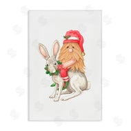 Nancy Overton | Santa's Elf Riding Rabbit