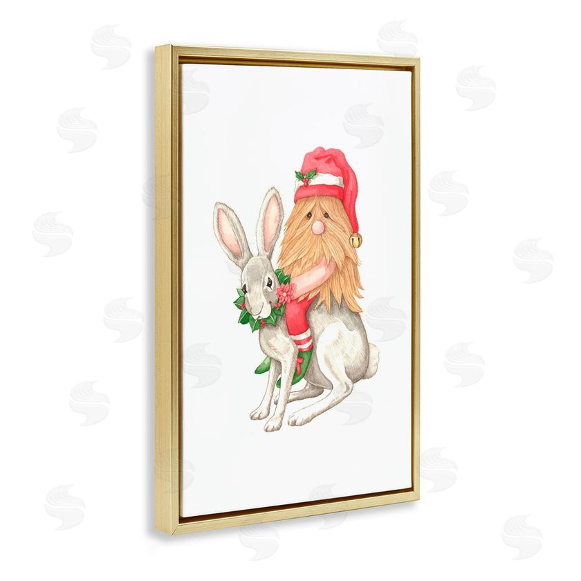 Nancy Overton | Santa's Elf Riding Rabbit