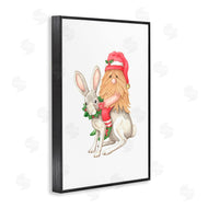 Nancy Overton | Santa's Elf Riding Rabbit