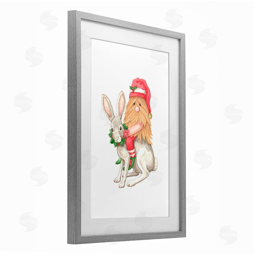 Nancy Overton | Santa's Elf Riding Rabbit