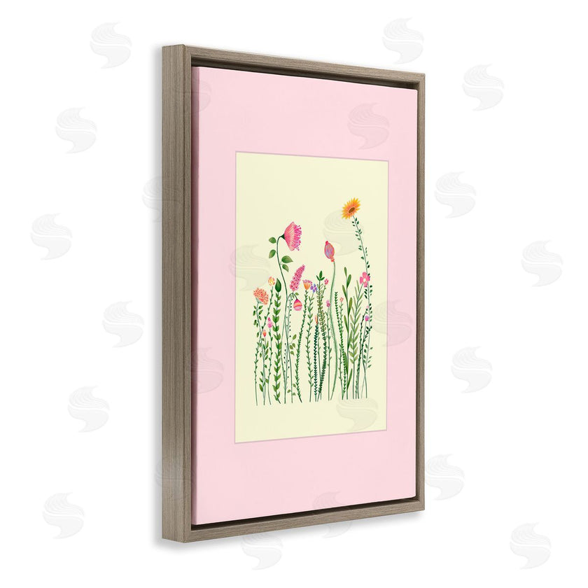 Pooja Dave | Wild Bloom Sprigs over Pink
