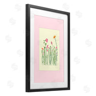 Pooja Dave | Wild Bloom Sprigs over Pink
