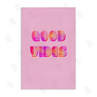 Pooja Dave | Pink & Orange Retro Good Vibes