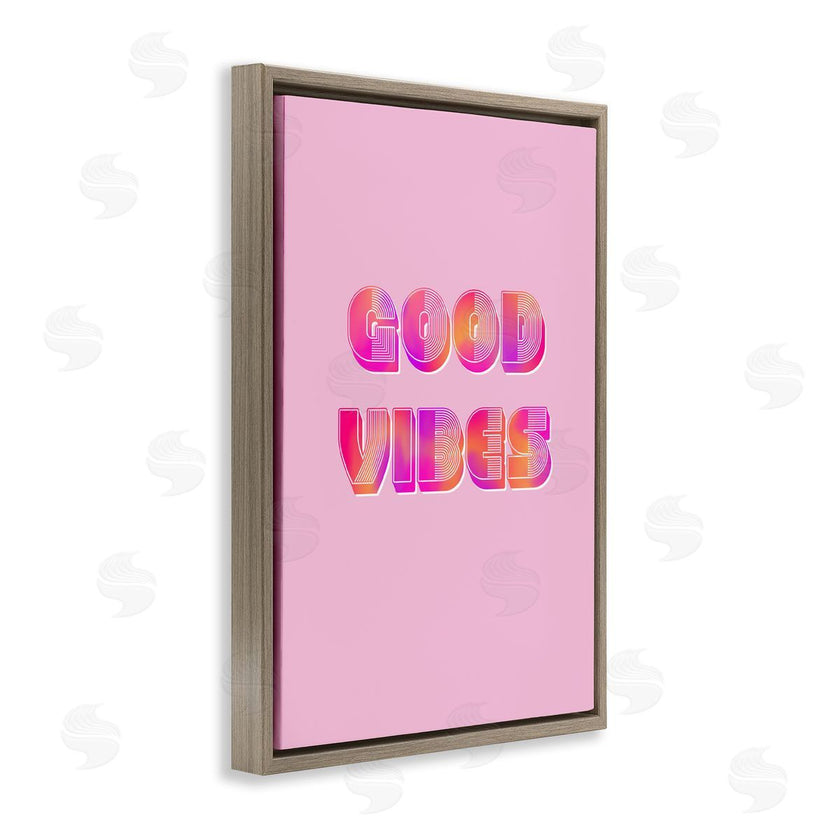 Pooja Dave | Pink & Orange Retro Good Vibes