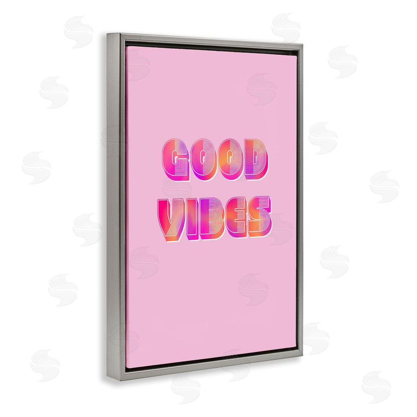 Pooja Dave | Pink & Orange Retro Good Vibes