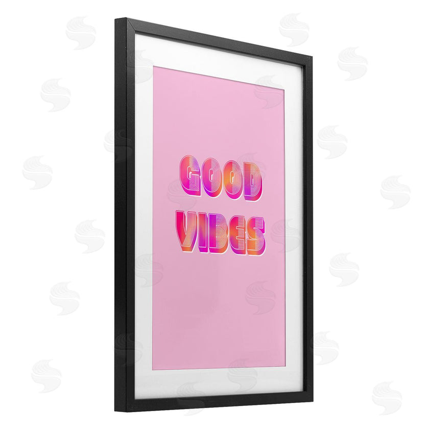 Pooja Dave | Pink & Orange Retro Good Vibes