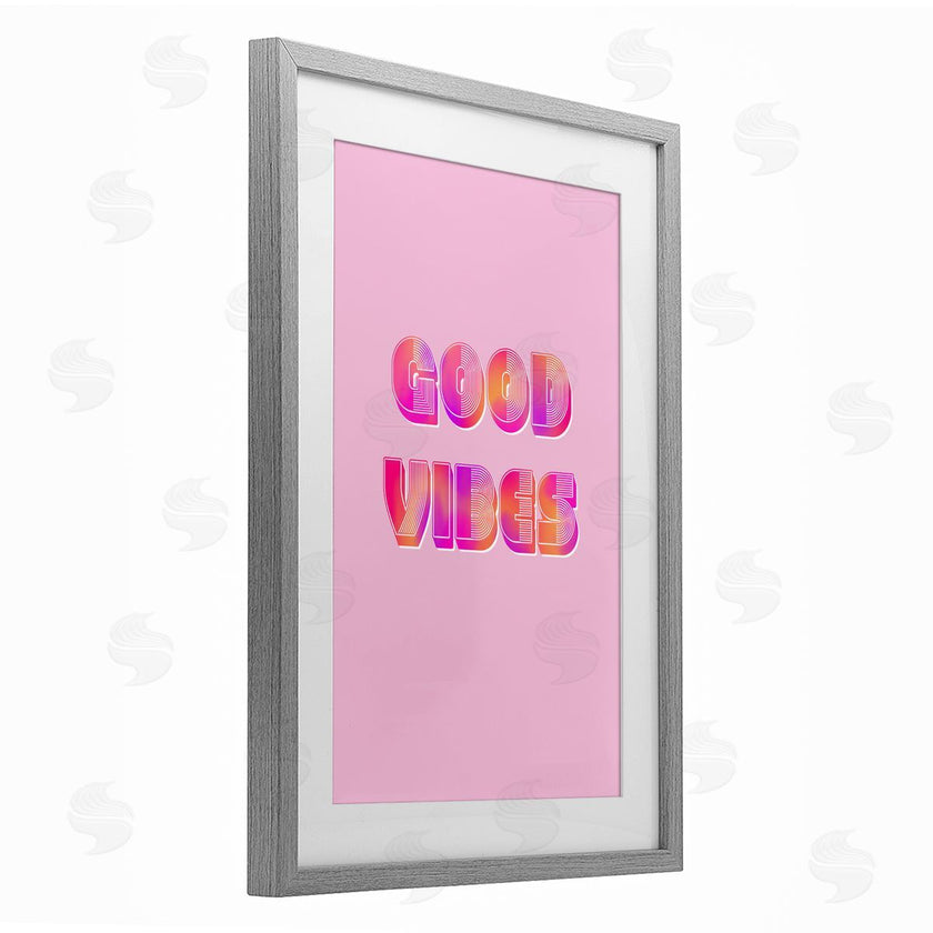 Pooja Dave | Pink & Orange Retro Good Vibes