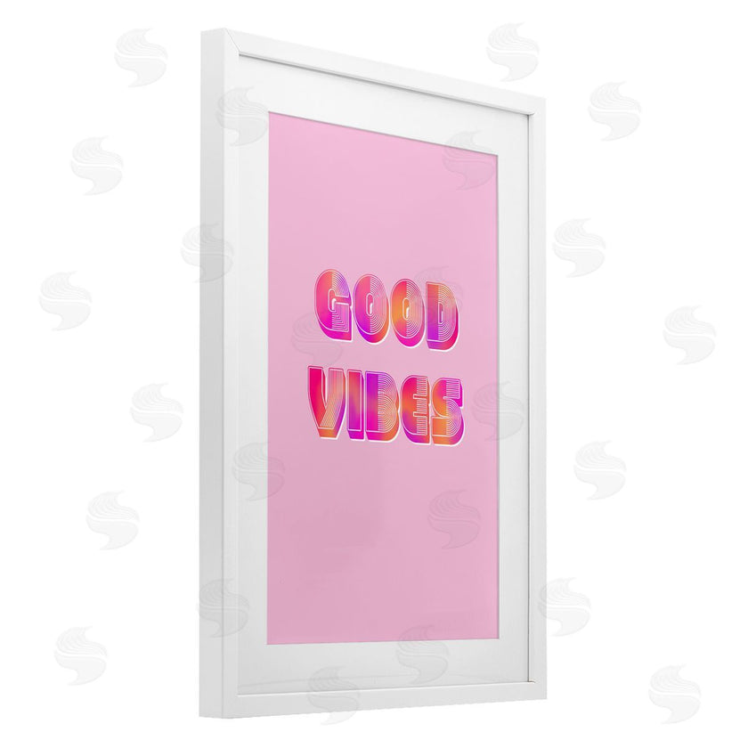 Pooja Dave | Pink & Orange Retro Good Vibes
