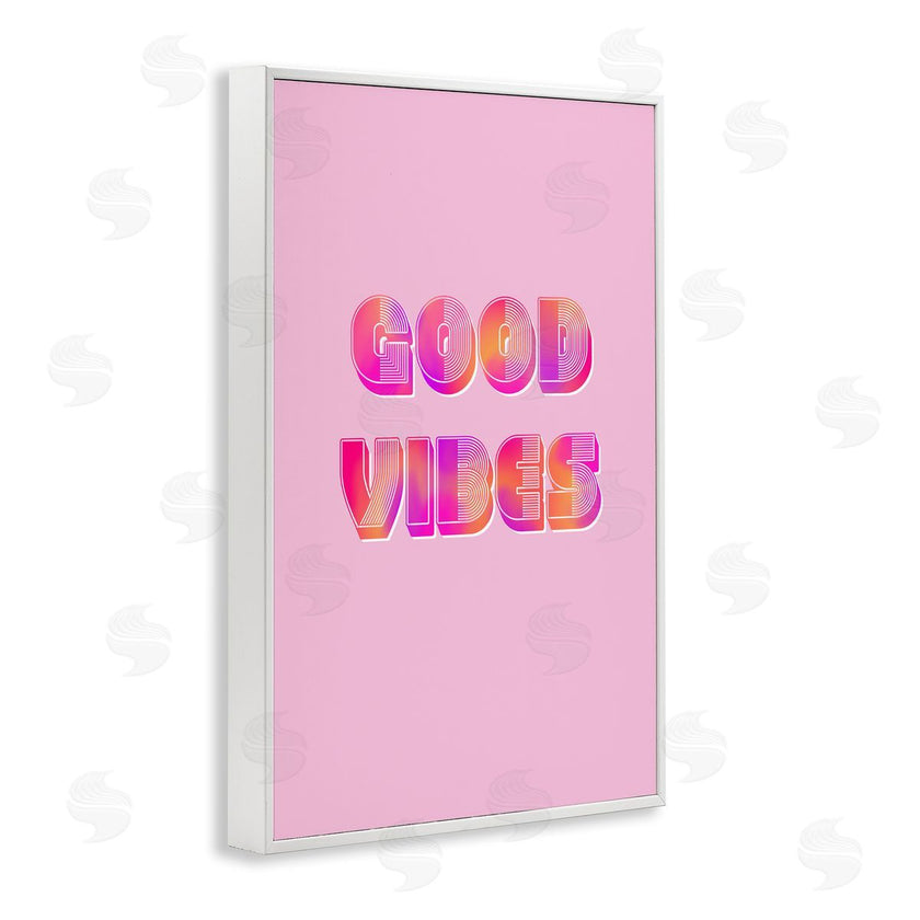 Pooja Dave | Pink & Orange Retro Good Vibes