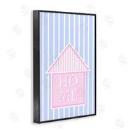 Pooja Dave | Home Lettering over Stripes