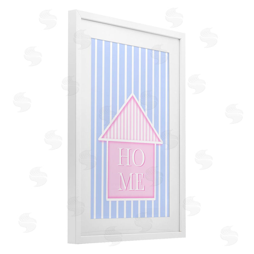 Pooja Dave | Home Lettering over Stripes