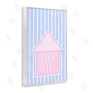 Pooja Dave | Home Lettering over Stripes