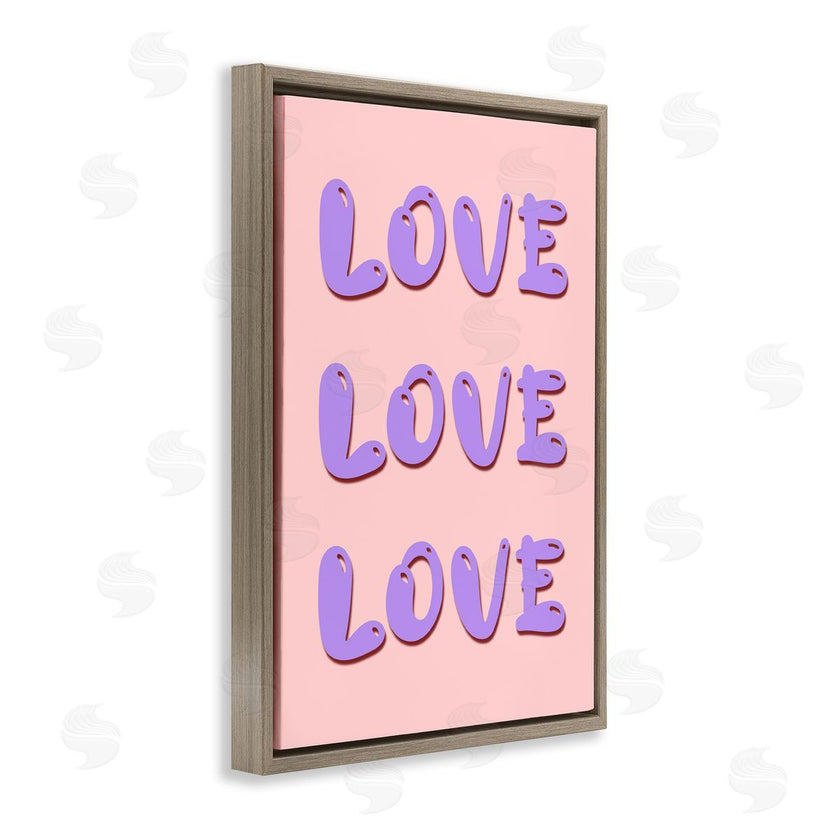 Pooja Dave | Love Bubble Lettering