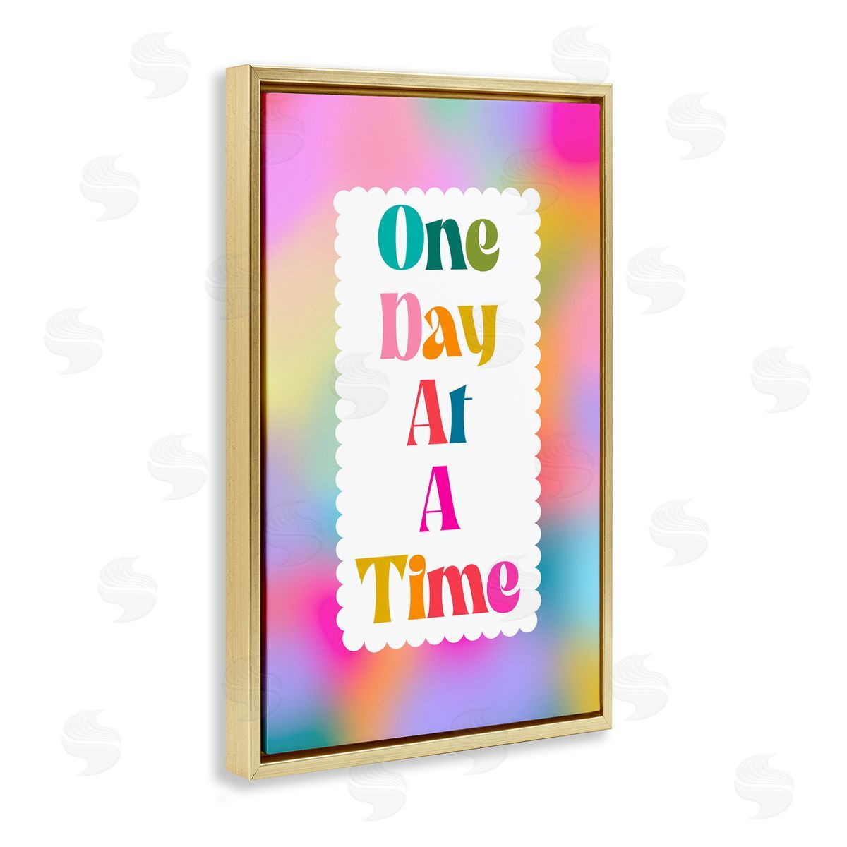 Pooja Dave Bright One Day At A Time Canvas Wall Art Print
