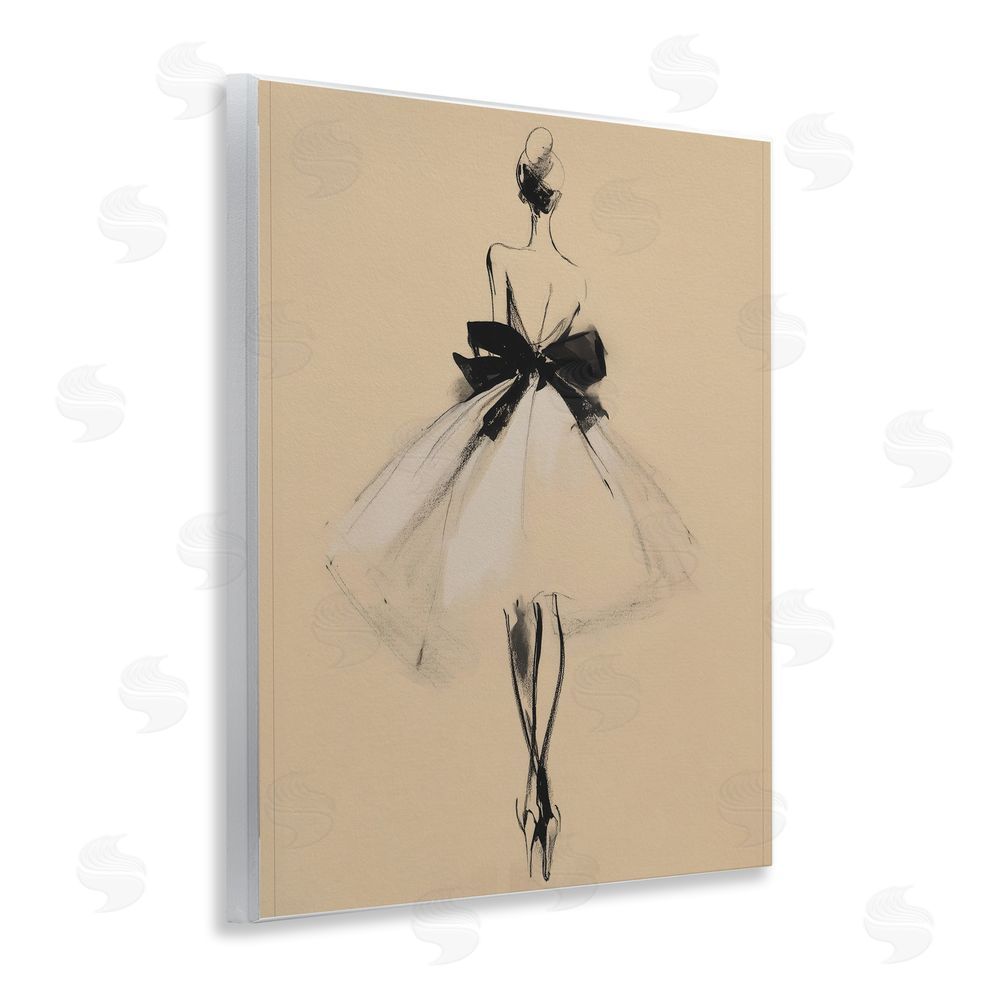 Svetlana Aleynikova Back With Ribbon Gown Wall Plaque Art Print