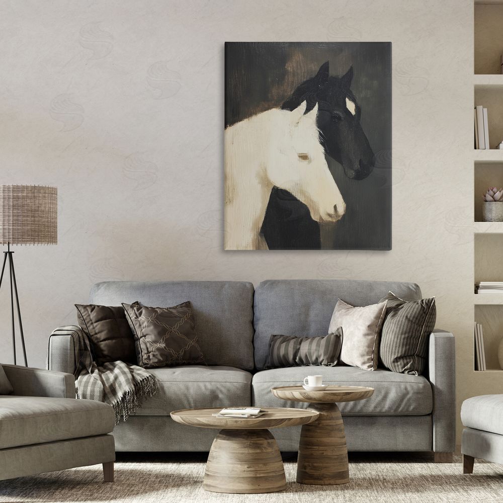 Svetlana Aleynikova Horse Harmony Contrast Printed Wall Art in Room