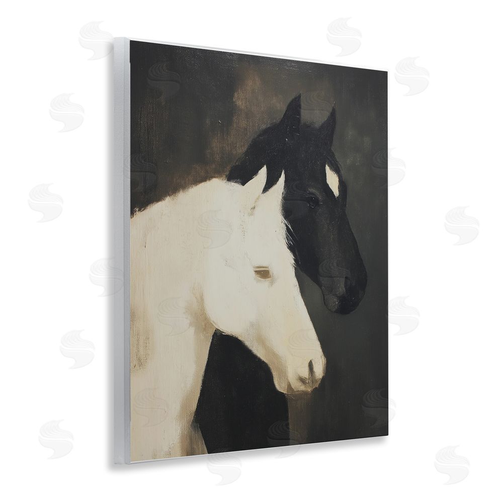 Svetlana Aleynikova Horse Harmony Contrast Wall Plaque Art Print