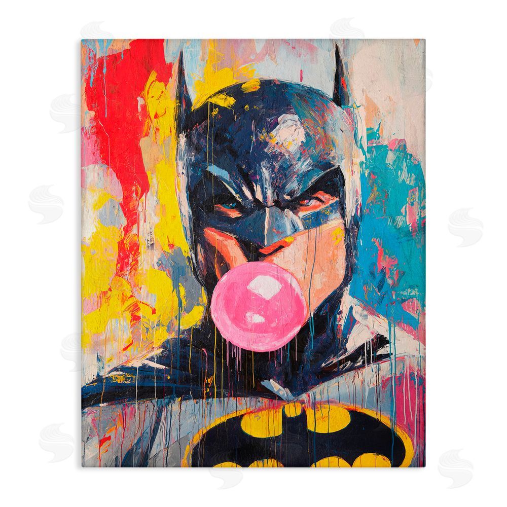 Svetlana Aleynikova Iconic Street Hero with Bubblegum Canvas Wall Art Print