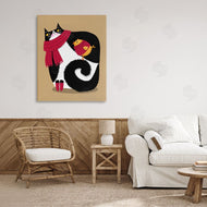Gabriela Avila | Whimsical Autumn Cat & Bird