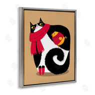 Gabriela Avila | Whimsical Autumn Cat & Bird