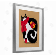 Gabriela Avila | Whimsical Autumn Cat & Bird