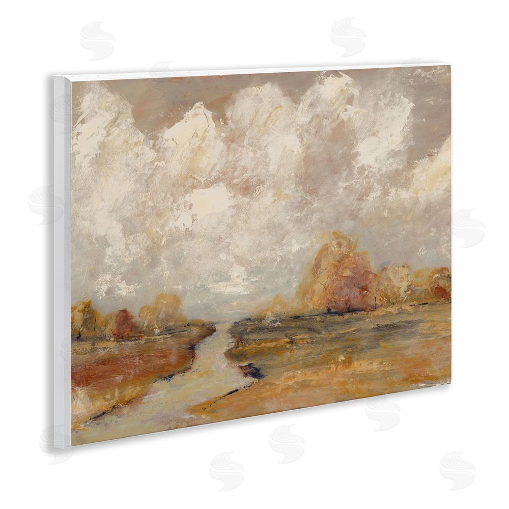 Amanda Hilburn Golden Day Landscape Wall Plaque Art Print